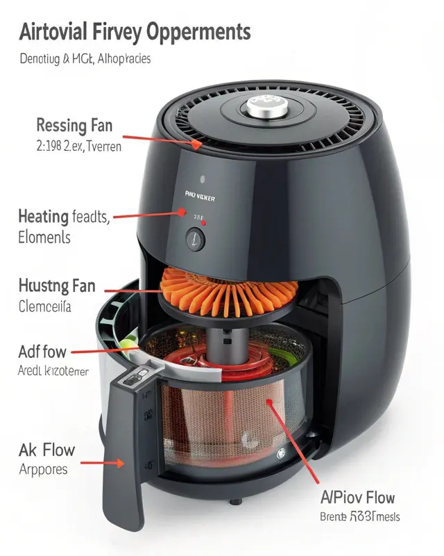 Paleta frytkownic beztłuszczowych (air fryer) – hurt palet likwidacyjnych, zdjęcie 5 z 16