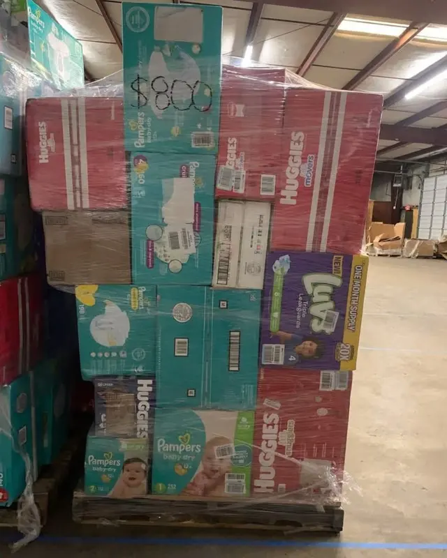 Paleta pieluch – hurt palet likwidacyjnych, zdjęcie 2 z 3