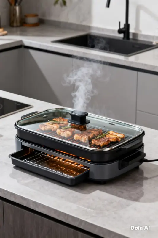 Partia grillów elektrycznych – palety likwidacyjne hurt